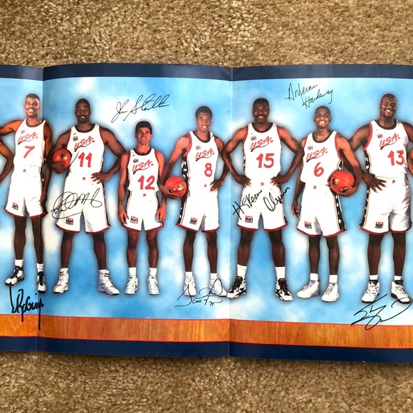 Accessories 1996 Mens Usa Basketball Dream Team Poster Poshmark